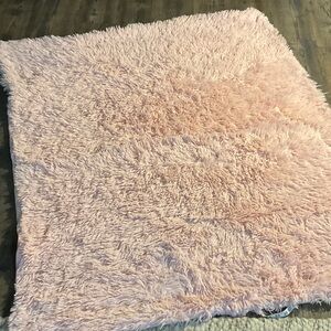 Xhilaration Pink Fuzzy Throw Blanket